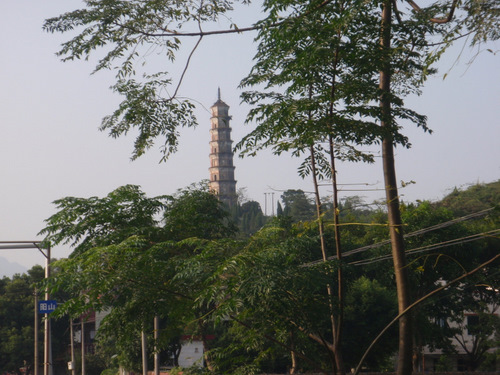 Tao Temple, as viewed from our rest stop.
